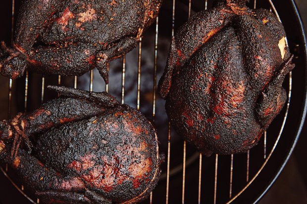 slow smoked barbecue chicken